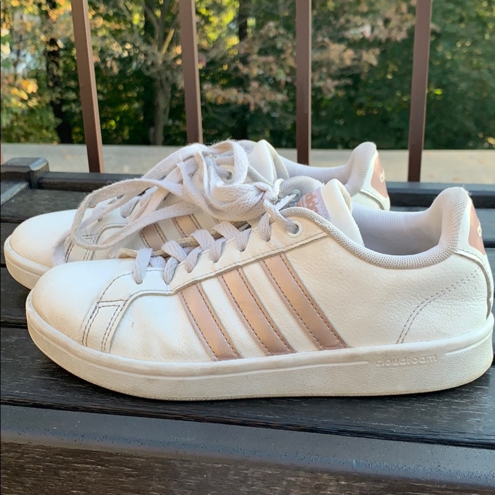 Rose gold Adidas